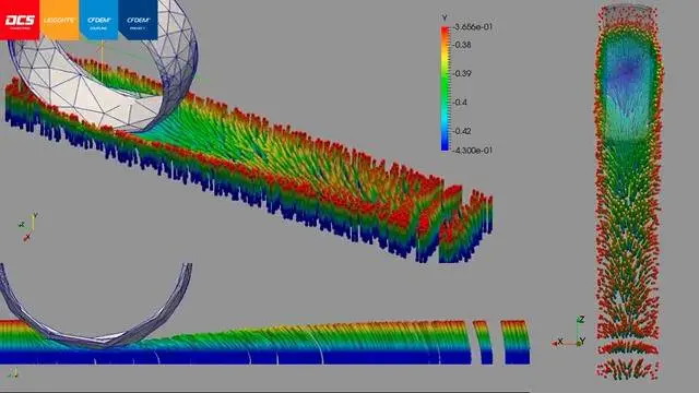 wheel through flexible fibers