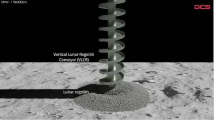 Lunar regolith handling