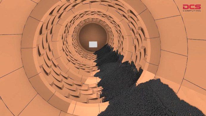 Full-scale rotary kiln