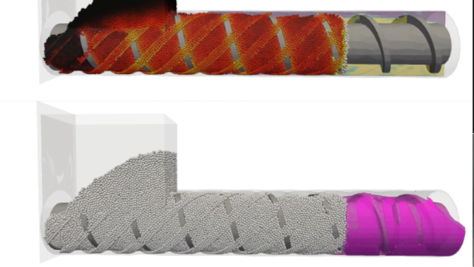 Screw extrusion of granules and pastes