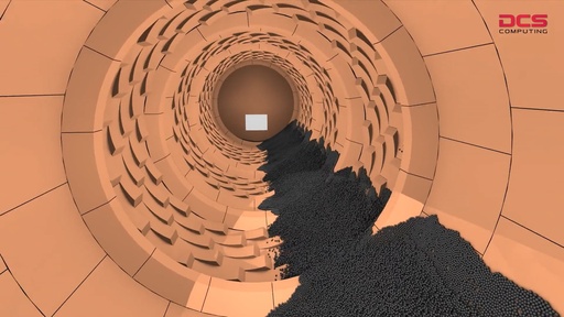 Simulation of a Full-Scale Rotary Kiln