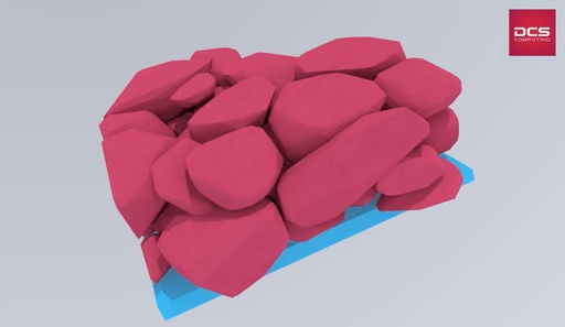 VoF Simulation with Convex Particles and Immersed Boundary